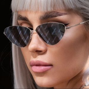 Balenciaga Invisible cat eye-frame sunglasses
